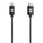 Kabel ER Power USB-C/Lightning, 2m (ERPWCL200BK) Czarny