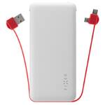 Powerbank FIXED Zen 10 000mAh, s kabelem USB/Micro USB, USB-C (FIXZEN-10MC-WH) Biała