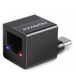 Karta sieciowa Axagon USB-C 3.2 Gen 1 - Gigabit Ethernet Mini (ADE-MINIC) Czarna