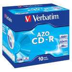 Dysk Verbatim Crystal CD-R 700MB/80min, 52x, 10 szt. (43327)