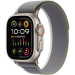 Inteligentny zegarek Apple Watch Ultra 2 GPS + Cellular, 49mm pouzdro z titanu - zeleno-šedý trailový tah - S/M (MRF33CS/A)