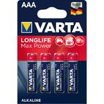 Baterie alkaliczne Varta Longlife Max Power AAA, LR03, blistr 4ks (4703101404)