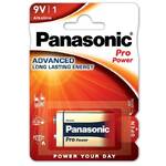 Baterie alkaliczne Panasonic Pro Power 9V, 6LR61, blistr 1ks (6LR61PPG/1BP)