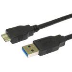 Kabel AQ USB 3.0/micro USB, 0,5m (xaqcc66005) Czarny