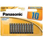 Baterie alkaliczne Panasonic ALKALINE POWER AAA R03 ALKALINE POWER, BLISTR 10 szt. (LR03APB/10BW)