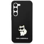 Obudowa dla telefonów komórkowych Karl Lagerfeld Liquid Silicone Choupette NFT na Samsung Galaxy S23 (KLHCS23SSNCHBCK) Czarny