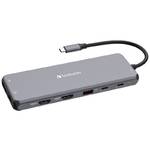 Hub USB Verbatim USB-C Pro Multiport 13 Port (32153) Srebrny