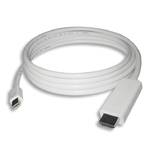 Kabel PremiumCord Mini DisplayPort 1.2 / HDMI 2.0, 1m (kportadmk04-01) Biały