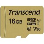 Karta pamięci Transcend 500S microSDHC 16GB UHS-I U3 (Class 10) (95R/60W) + adapter (TS16GUSD500S)