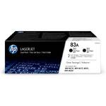 Toner HP 83A, 2x1500 stran (CF283AD) Czarny