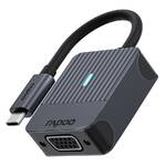 Redukcja Rapoo USB-C/VGA (UCA-1003) Czarna