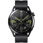 Inteligentny zegarek Huawei Watch GT 3 46mm (Active) - Black + Black Fluoroelastomer Strap (55026956)