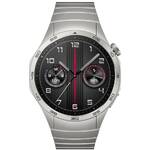 Inteligentny zegarek Huawei Watch GT 4 46mm - Silver + Stainless Steel Strap (55020BGU)
