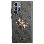 Obudowa dla telefonów komórkowych Guess 4G Metal Logo na Samsung Galaxy S23 Ultra (GUHCS23L4GMGGR) Szary 