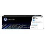 Toner HP 203X, 2500 stran (CF541X) Niebieski