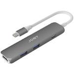 Hub USB JOBY USB-C/4K HDMI, 2x USB 3.0, USB-C (JB01821-BWW) Szary 