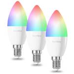 Inteligentna żarówka TechToy RGB, 6W, E14, ZigBee, 3ks (TSL-LIG-E14ZB-3PC)