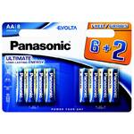 Baterie alkaliczne Panasonic Evolta AA, LR06, blistr 6+2ks (LR6EGE/8BW 6+2F)