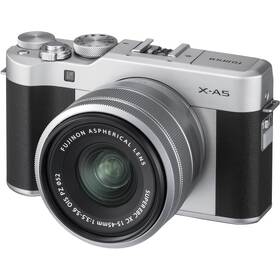 Aparat cyfrowy Fujifilm X-A5 + 15-45 mm Srebrny