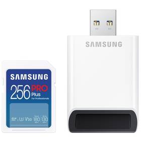 Samsung SDXC PRO+ 256GB UHS-I U3 (180R/130W) + USB adaptér (MB-SD256SB/WW)