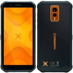 myPhone Hammer Energy X (TELMYAHENERXLOR) černý/oranžový