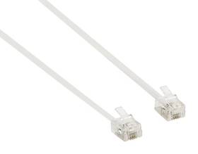 Kabel VALUELINE RJ11 (6P4C) - RJ11 (6P4C) 5m (VLTP90200W50) Biały