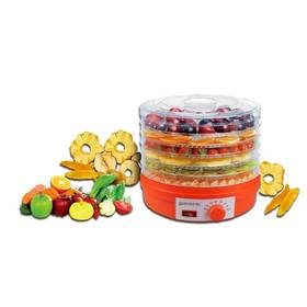 Suszarka do grzybów, owoców i ziół Guzzanti GZ 506 Dehydratator żywności Pomarańczowa
