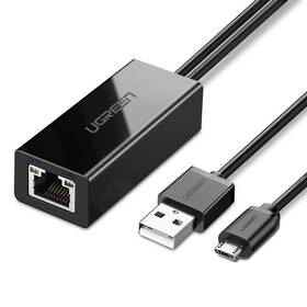 UGREEN Ethernet Adapter for TV Stick (30985) čierna