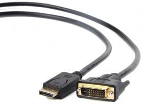 Kabel Gembird Displayport / DVI-D, 1,8m (CC-DPM-DVIM-6) Czarny