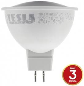 Tesla bodová, 6W, GU5.3, neutrálna biela (MR160640-5)