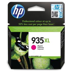Inkoustová náplň HP 935XL, 825 stran (C2P25AE) purpurová