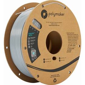 Polymaker PolyLite PETG, 1,75 mm, 1 kg (PB01003) šedá