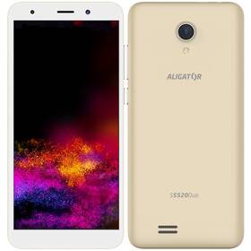Mobilní telefon Aligator S5520 (AS5520GD) zlatý