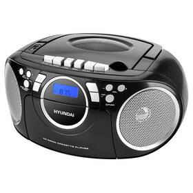 Rádiomagnetofón s CD Hyundai TRC 788 AU3BS čierny/strieborný