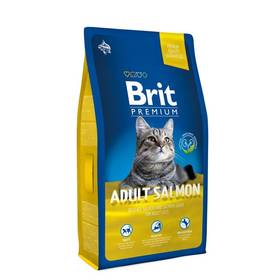 Granule Brit Premium Cat Adult Salmon 8kg