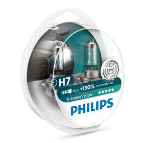 Auto żarówka Philips X-tremeVision H7, 2 ks (12972XV+S2)
