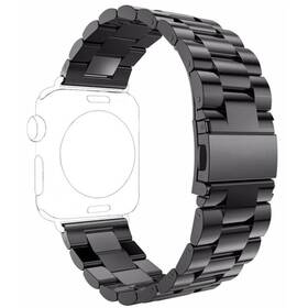 WG na Apple Watch, kovový pletený + adapter 42/44/45 mm (9152) čierny
