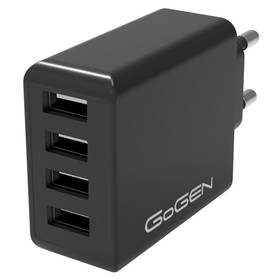 GoGEN ACH 400, 4x USB 6A (ACH400B) čierna