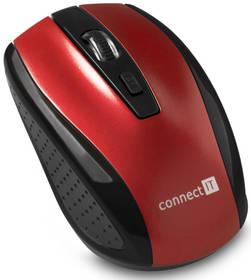 Mysz Connect IT CI-1224 (CI-1224) Czerwona