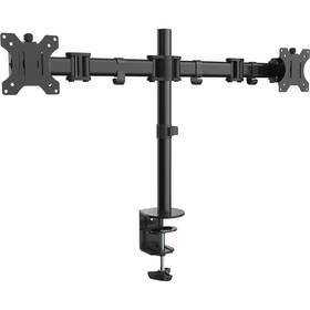 STELL SOS 1020, dual, na monitor, pre uhlopriečky 13" až 27", nosnosť 8 kg (35050139) čierny