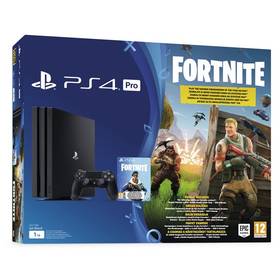 Konsola do gier Sony PlayStation 4 PRO 1TB + hra FORTNITE voucher (PS719723714) Czarny