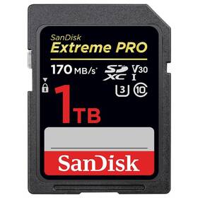 Karta pamięci SanDisk SDXC Extreme Pro 1TB UHS-I U3 (170R/90W) (SDSDXXY-1T00-GN4IN)