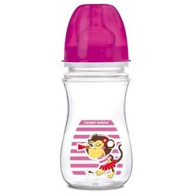 Butelka dla niemowląt Canpol babies EasyStart Piraci 240ml Różowa