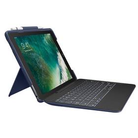 Puzdro na tablet Logitech Slim Combo na Apple iPad Pro 10,5, UK (920-008416) modré