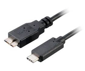 Kabel akasa USB-C 3.1/USB micro B, 1m (AK-CBUB29-10BK) Czarny