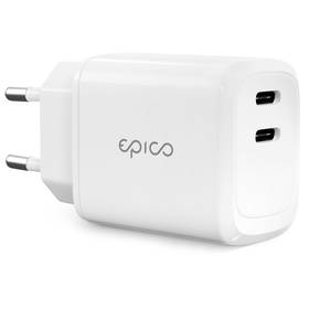 Epico 2x USB-C, 45W (9915101100143) bílá