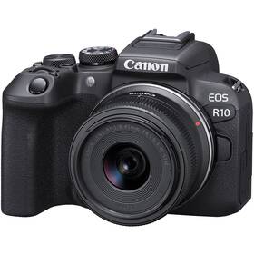 Digitálny fotoaparát Canon EOS R10 + RF-S 18-45 mm IS STM + Adapter EF-EOS R (5331C038) čierny