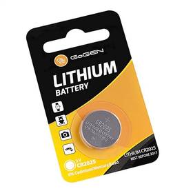 Batéria lítiová GoGEN CR2025, blister 1ks (GOGCR2025LITHIUM1)