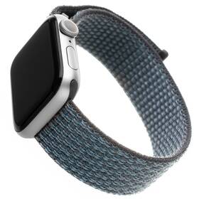 FIXED Nylon Strap na Apple Watch 38/40/41 mm - temně šedý (FIXNST-436-DBGR)