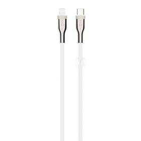 FIXED USB-C/Lightning s podporou PD, MFi, 1,2m (FIXDB-CL12-WH) biely